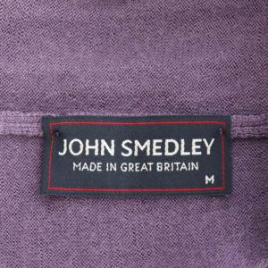 JOHN SMEDLEY ウール タートルネック ニット セーター 長袖 プルオーバー Ｍ 紫 パープル