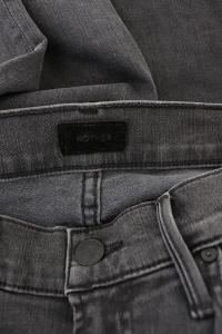 MOTHER LUL クロップド レイヤーカット デニムパンツ ジーンズ ストレッチ 26 黒 ブラック