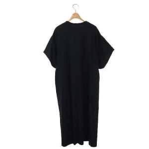 AKIRANAKA 21SS スリットスリーブTワンピース ブラック
