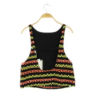 ENFOLD 21SS BACK OPEN VEST 刺繍 38 マルチカラー