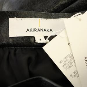 AKIRANAKA 20AW シャーリングスカート ブラック