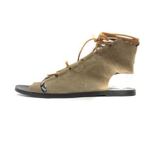 PIERRE HARDY レースアップスエードサンダル 39 ブラウン