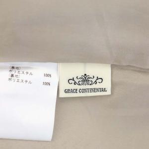 GRACE CONTINENTAL 18AWチェックペグトップパンツ 36 ブラウン