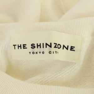 Shinzone 20AW  KENSINGTON スウェット トレーナー プルオーバー ロゴ F オフホワイト オレンジ 20AMSCU57