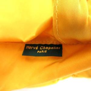 Hervé Chapelier デイパック リュックサック ナイロン 黄 イエロー