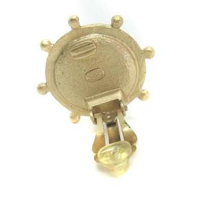 CHANEL ヴィンテージ 05A  イヤリング 舵型 パール ココマーク ゴールド