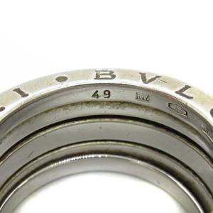 BVLGARI B-zero1 3バンド リング K18 750 49 9号 ホワイトゴールド
