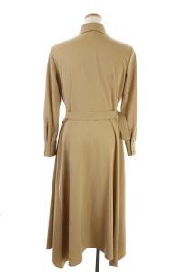 ANAYI 20SS シャツワンピース ロング ベルト付き ブラウン