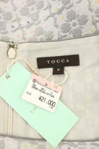 TOCCA 19年製 LNNAドレス グレー
