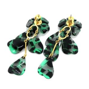 kate spade new york petal pushers linear earrings ピアス グリーン