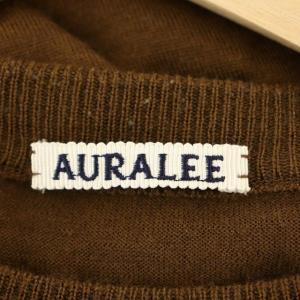 AURALEE ウールカシミヤハイゲージニット セーター 長袖 5 茶 ブラウン