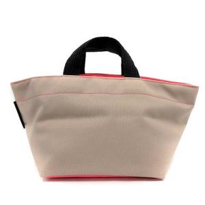 Hervé Chapelier 21SS ナイロン 舟型 トート S ハンドバッグ ミニ ベージュ ピンク 901N