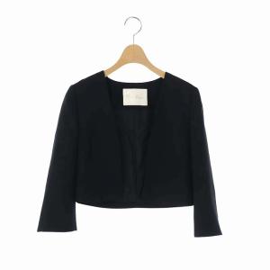 20SS ボレロ カーディガン ショート トッパー 36 黒 ブラック