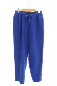 シルクドロストパンツ 34 ブルー