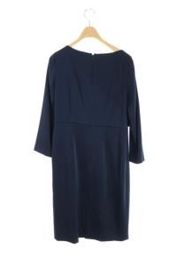 UNITED ARROWS UPBT フォーマル ブラック ワンピース 七分袖 ひざ丈 ネイビー