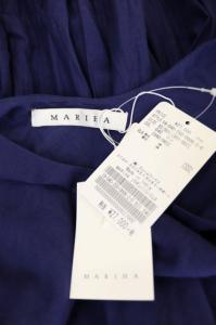 MARIHA 20SS NOBLE別注 草原の虹のドレス ワンピース ロング フレンチスリーブ XS 青 ブルー
