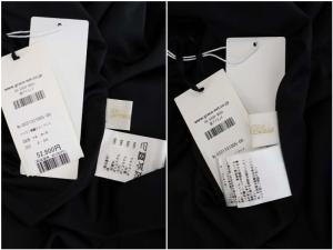 Grace Class 21SS モスリン刺繍キャミドレス ワンピース ロング リボンベルト付き 36 カーキ 黒 ブラック OS SH