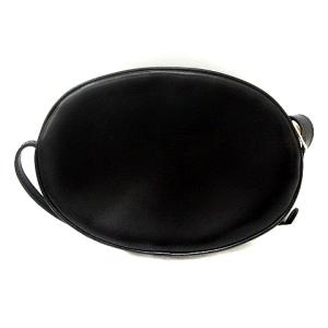 Repetto ショルダーバッグ ワッペン装飾 レザー 黒 ブラック
