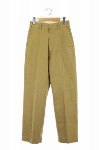 チノパンツ ハイウエスト テーパード 34 ベージュ