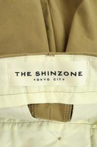 Shinzone チノパンツ ハイウエスト テーパード 34 ベージュ