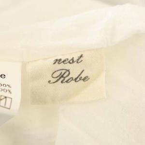 nest Robe リネン ギンガムチェック ギャザースカート フレア ロング ミモレ丈 黒 白 ブラック ホワイト