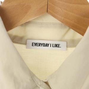 EVERYDAY I LIKE 20SS ワイドシャツ コットン ベージュ