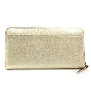 kate spade new york キャメロンストリート ラウンドファスナー 長財布 ゴールド色