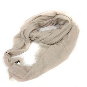 カシミヤ混ストール ベージュ