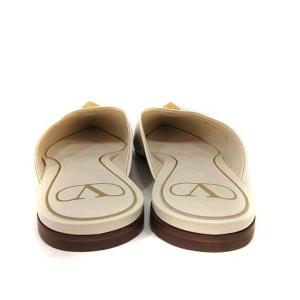 VALENTINO 21SS ミュール フラット ローマンスタッズ ポインテッドトゥ レザー