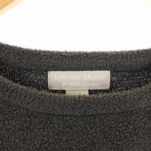 BAREFOOT DREAMS ロンハーマン別注 クルーネックトップス ニット セーター 長袖 L チャコールグレー