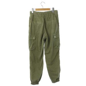 Grace Class 19AW ベルト付キ カーゴパンツ ジョガー ダメージ加工 36 カーキ 緑