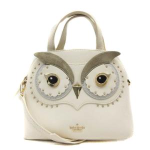スター ブライト オウル スモール ロッティ ハンドバッグ ショルダーバッグ 2way レザー 牛革 フクロウ 白 ホワイト