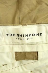 Shinzone ハイウエストチノパンツ ストレート 36 ベージュ