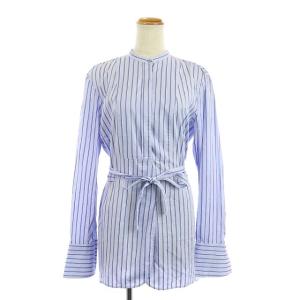 19AW チュニック ストライプ 38 ライトブルー