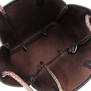 STATE OF ESCAPE トートバッグ ショルダーバッグ 2way パンチング ミニポーチ付き 茶 ブラウン