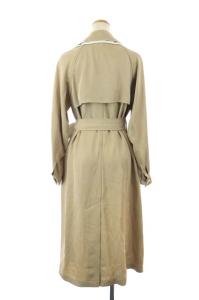 Grace Class GRACE CONTINENTAL 19AW ダブルカラードレスコート ベルト 36 ベージュ
