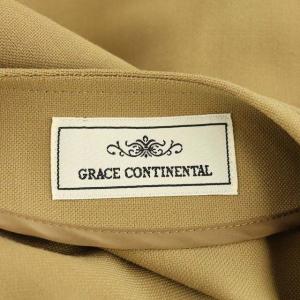 GRACE CONTINENTAL 2WAY スプリングコート アウター ロング ベルト 38 ブラウン