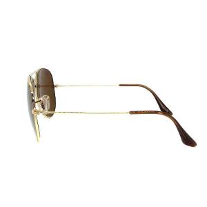 Ray-Ban アビエーター AVIATOR サングラス メタル 茶 ブラウン
