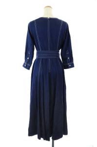 Diagram GRACE CONTINENTAL 21SS カシュクールデニムワンピース Vネック マキシ丈