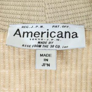 AMERICANA コーディガン 長袖 ライトブラウン