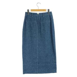 Grace Class 19SS コットンリネンタイトデニムスカート インディゴ