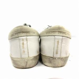 GOLDEN GOOSE スーパースター パンチングスター ローカット スニーカー シューズ 37 24.0cm 白 ホワイト