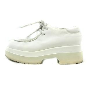 MM6 Maison Margiela モカシンシューズ 厚底 レザー 37 ホワイト