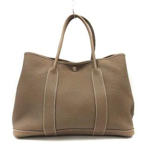 HERMES ガーデンパーティ PM トートバッグ ネゴンダ エトゥープ 茶色