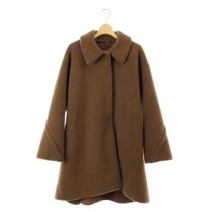 19AW TENT LINE ボアコート ミドル丈 ブラウン