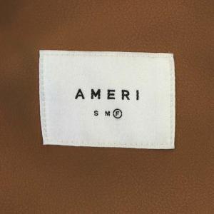 Ameri VINTAGE 19AW TENT LINE ボアコート ミドル丈 ブラウン