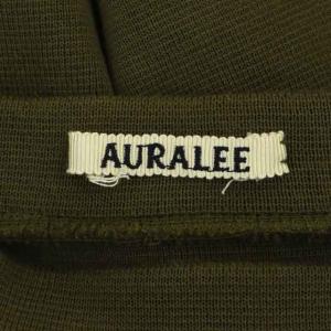 AURALEE コットンマキシ丈スカート 0 カーキ