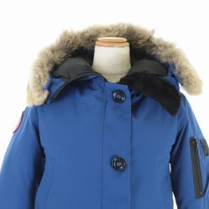 CANADA GOOSE LABRADOR BOMBER ダウンジャケット コヨーテファー S/P  ロイヤルブルー 7967JL