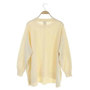 Spick&Span 21SS ICECOTTONビッグプルオーバーニットカットソー アイボリー