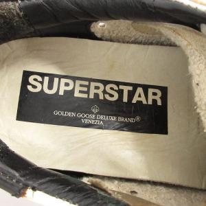 GOLDEN GOOSE SUPERSTAR スニーカー シューズ 37 23.5cm 白 ホワイト 黒 ブラック